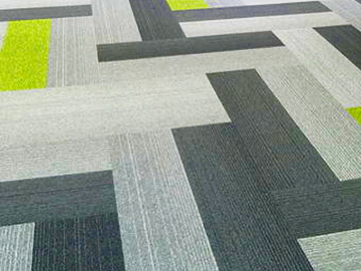 Fabric floor tiles